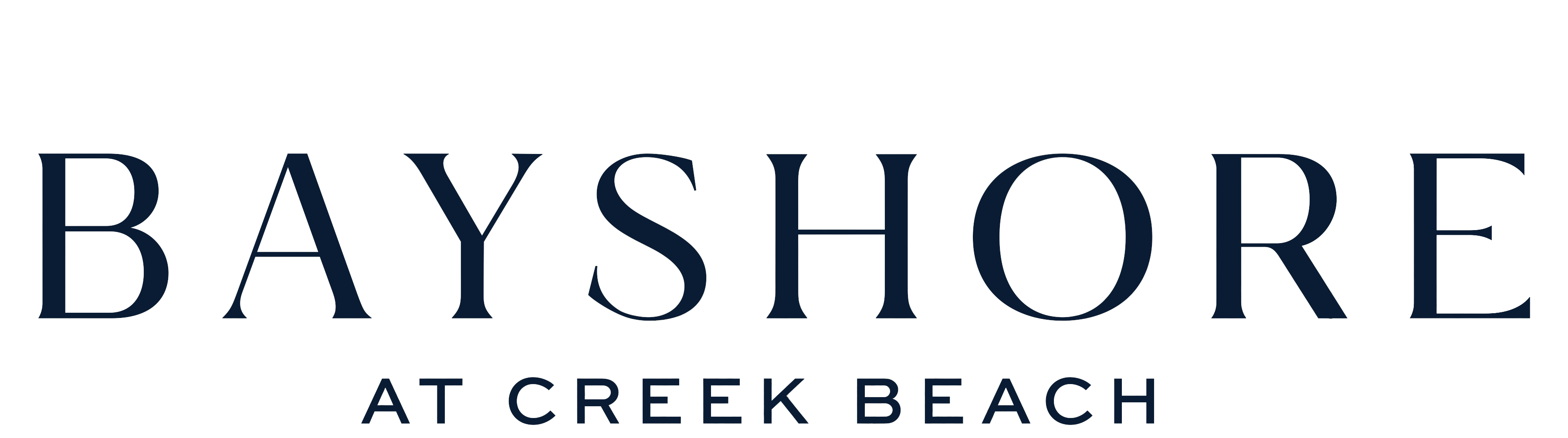 Bayshore Apartments at Creek Beach Logo
